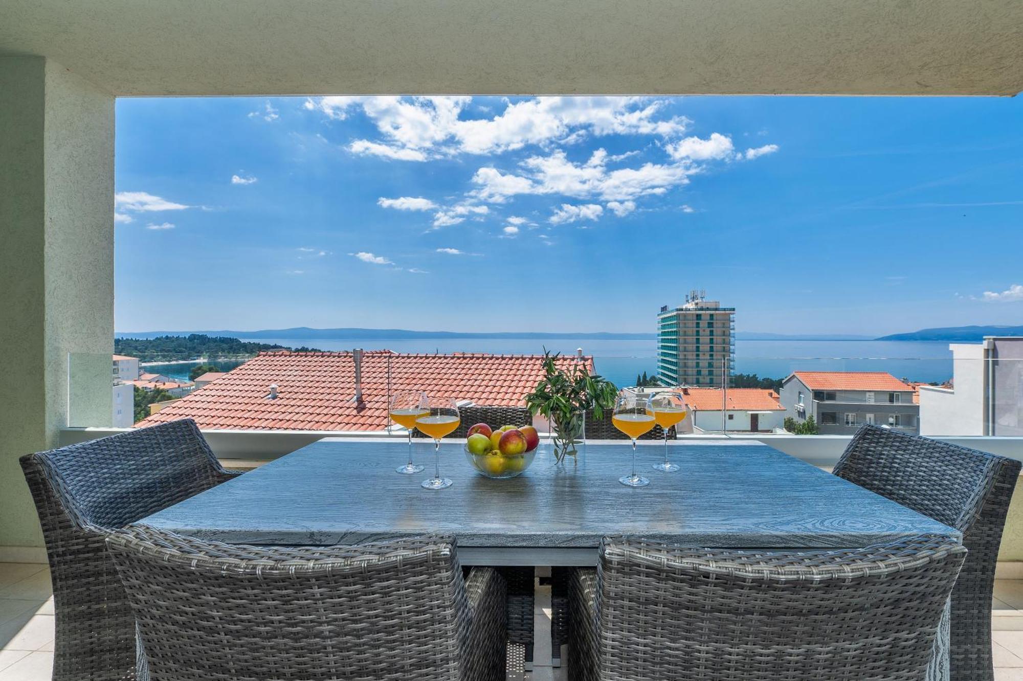 Luxury Apartment Stockholm -Sea&City View มาคาร์สกา ภายนอก รูปภาพ