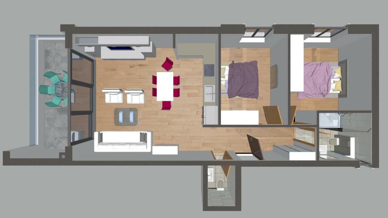 Luxury Apartment Stockholm -Sea&City View มาคาร์สกา ภายนอก รูปภาพ